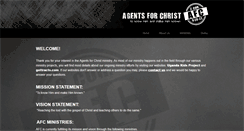 Desktop Screenshot of agentsforchrist.org